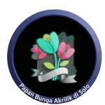 papan bunga akrilik solo