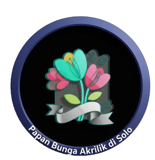 papan bunga akrilik solo